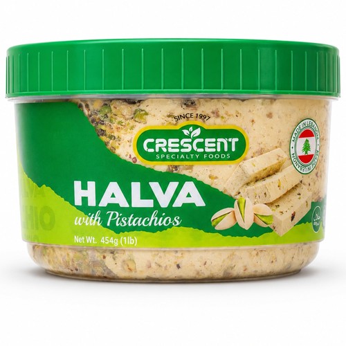 Crescent pistachio halva - pistachio, lb